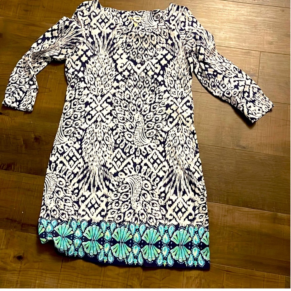 Lilly Pulitzer Hollee Dress (size M) Pineapple Party